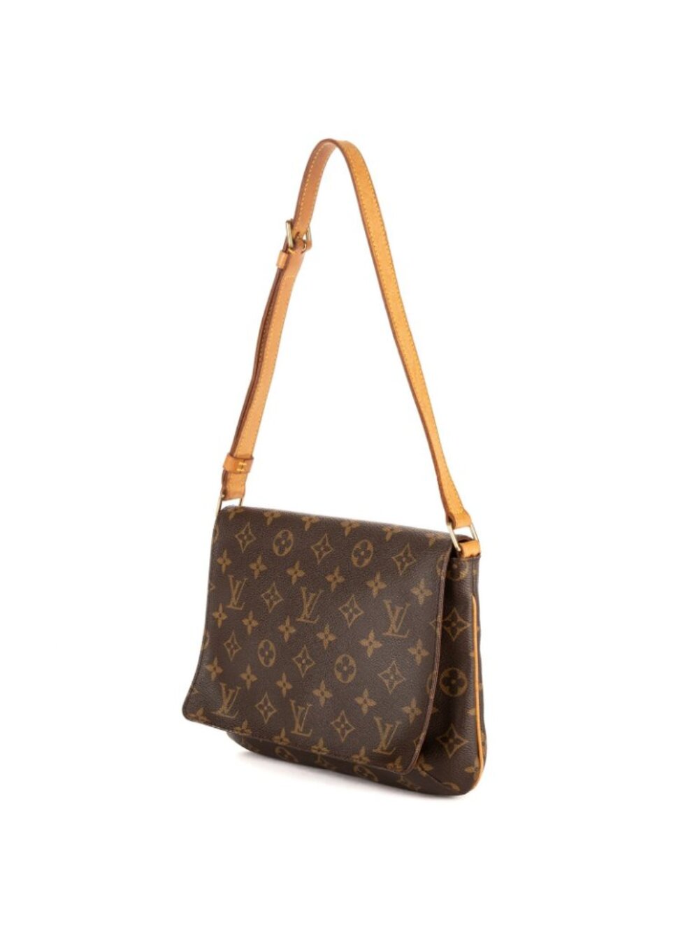 Louis Vuitton Musette Tango Brown Monogram Canvas Messenger Bag - Picture 2 of 11